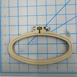 Boye 3x6 Oval Embroidery Hoops Set of 3 Cream Plastic Needlework Frames